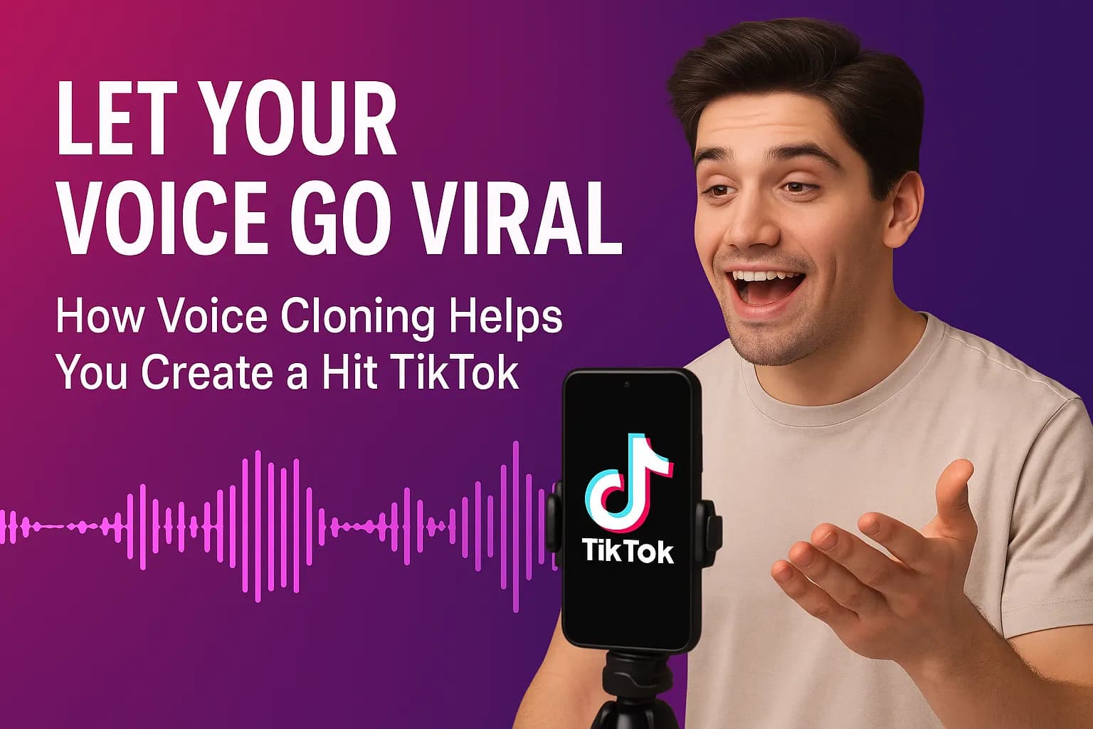 Let Your Voice Go Viral: How Voice Cloning Helps You Create a Hit TikTok