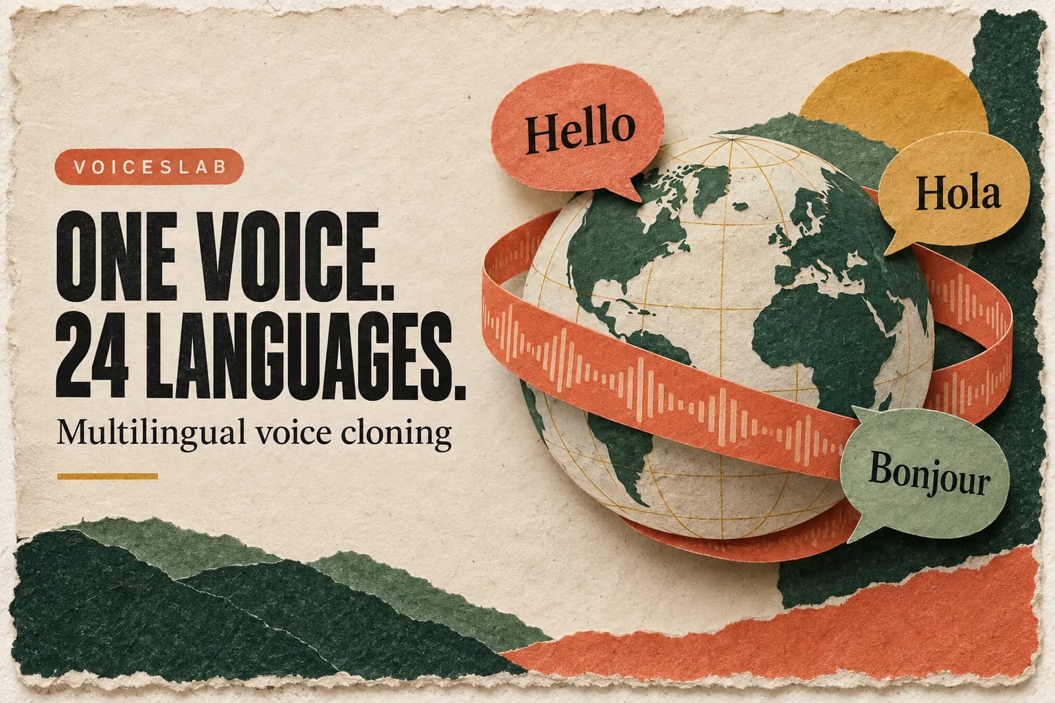 Multilingual Voice Cloning: Speak in 24 Languages
